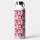 Modernes Monogramm-Muster Trinkflasche (Vorderseite)