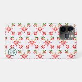 Modernes Monogramm Name Portugal Tradition Case-Mate iPhone Hülle (Rückseite (Horizontal))