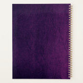 Modernes Monogramm-Namensskript für 2026 Planer (Rückseite)