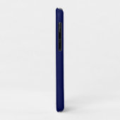 Modernes Monogramm Navy Blue Case-Mate iPhone Hülle (Hinten/Links)