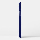 Modernes Monogramm Navy Blue Case-Mate iPhone Hülle (Rückseite / Rechts)