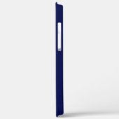 Modernes Monogramm Navy Blue Case-Mate iPhone Hülle (Rückseite / Links)