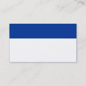 Modernes Monogramm - Navy und Weiß Visitenkarte (Rückseite)