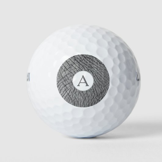 Modernes Monogramm personalisiert Golfball (Vorderseite)