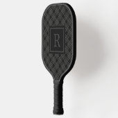 Modernes Monogramm Pickleball Schläger (Links)