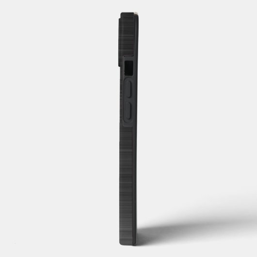 Modernes Monogramm Schwarz Case-Mate iPhone Hülle (Rückseite / Links)