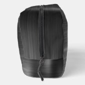 Modernes Monogramm Schwarz Waschbeutel (Rechts)