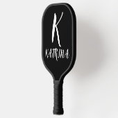 MODERNES MONOGRAMM-SKRIPT-KUSTOM-PICKLEBALL-PADDDL PICKLEBALL SCHLÄGER (Links)