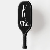 MODERNES MONOGRAMM-SKRIPT-KUSTOM-PICKLEBALL-PADDDL PICKLEBALL SCHLÄGER (Links)