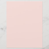 Modernes Monogramm und Name Pastellrosa Rezept (Rückseite)
