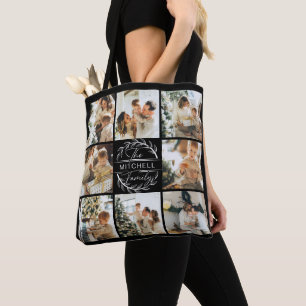 Modernes Monogramm und Personalisiertes Collage Tasche