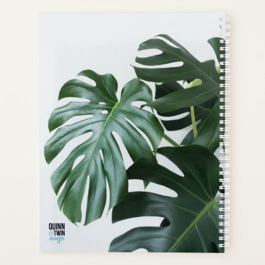 Modernes Monstera Planer (Rückseite)