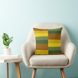 Modernes Mosaikmuster Kissen