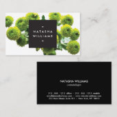 MODERNES MOTIF FÜR KOSMETOLOGISTIK, WELLNESS-CENTE VISITENKARTE (Vorne/Hinten)