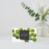 MODERNES MOTIF FÜR KOSMETOLOGISTIK, WELLNESS-CENTE VISITENKARTE (Stehend Vorderseite)