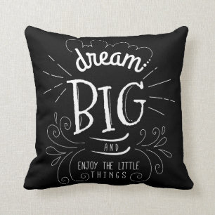 Modernes motivierend großes Traumdekoratives Kissen