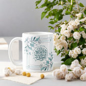 Modernes, Motivierend islamisches Zitat aus dem Bl Kaffeetasse