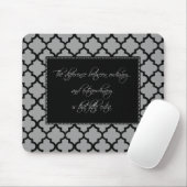 Modernes motivierend Zitat Mousepad (Mit Mouse)