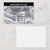 Modernes Motorradthema Visitenkarte (Vorne/Hinten)