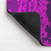 Modernes Mousepad, rosa, violett, besprüht, abstra Mousepad (Ecke)