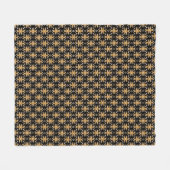 Modernes Mudcloth Fleece Blanket (Vorderseite (Horizontal))