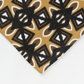 Modernes Mudcloth Fleece Blanket (Ecke)