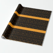 Modernes Mudcloth Geschenkpapier (Ungerollt)