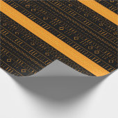 Modernes Mudcloth Geschenkpapier (Ecke)
