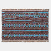 Modernes Mudcloth-Pattern-Keule Decke (Vorderseite)