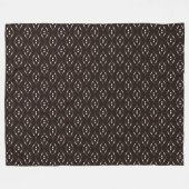 Modernes Mudcloth Tribal Fleece Blanket (Vorderseite (Horizontal))