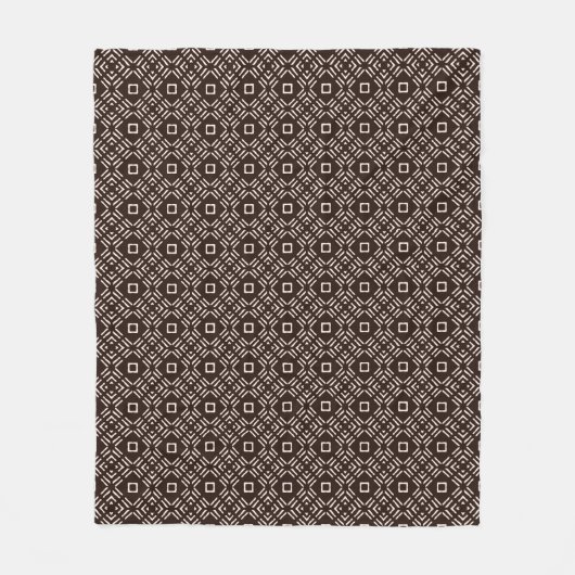 Modernes Mudcloth Tribal Fleece Blanket (Vorderseite)
