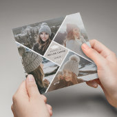 Modernes Multi-Foto Collage Graduate Ankündigung