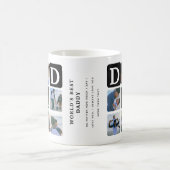 Modernes Multi Foto Grid Niedlich VATER Geschenk K Kaffeetasse (Mittel)