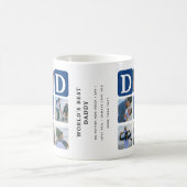 Modernes Multi Foto Grid Niedlich VATER Geschenk K Kaffeetasse (Mittel)