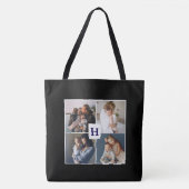 Modernes Multi-Foto Grid Niedliche MAMA Geschenkta Tasche (Vorderseite)
