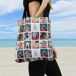 Modernes Multi-Foto-Muster Tasche