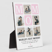 Modernes MultiFoto Grid Niedliche MAMA Geschenk Ro Fotoplatte (Seite)