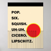 Modernes Musical Theater Poster - Chicago (Vorne)