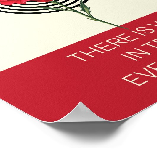 Modernes Musical Theater Poster - Hadestown (Ecke)