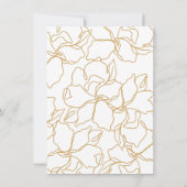 Modernes Mustard Brunch & Bubbly Brautparty Einladung (Rückseite)