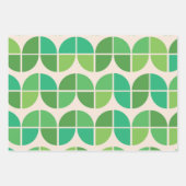 Modernes Muster aus dem Mittelalter mit geometrisc Geschenkpapier Set (Vorderseite)