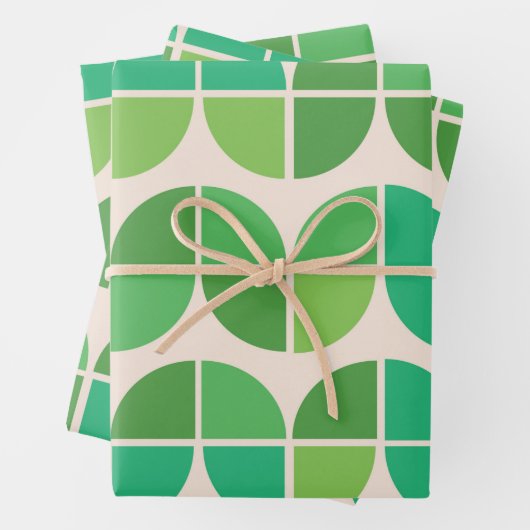 Modernes Muster aus dem Mittelalter mit geometrisc Geschenkpapier Set (Beispiel)