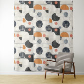 Modernes Muster aus dem Mittelalter Wandteppich (Beispiel)