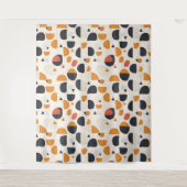 Modernes Muster aus dem Mittelalter Wandteppich (Vorderseite)