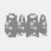 Modernes Muster aus Grau und Weiß Geschenkschachtel (Ungefaltet)