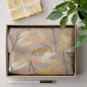 Modernes Muster aus Leaf und Branchen Seidenpapier (Geschenk)