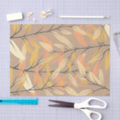 Modernes Muster aus Leaf und Branchen Seidenpapier (Handwerk)