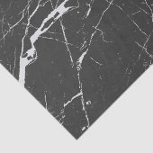 Modernes Muster aus schwarzem und hellgrauem Marmo Seidenpapier (Ausschnitt)