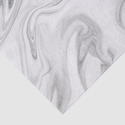 Modernes Muster aus weißem Marmor Seidenpapier (Detail)