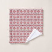 Modernes Muster Badhandtuch Set (Waschlappen)
